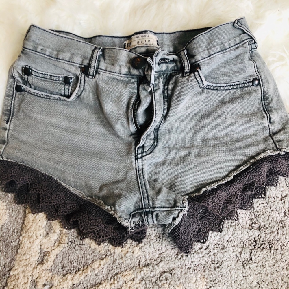 Free people grey shorts